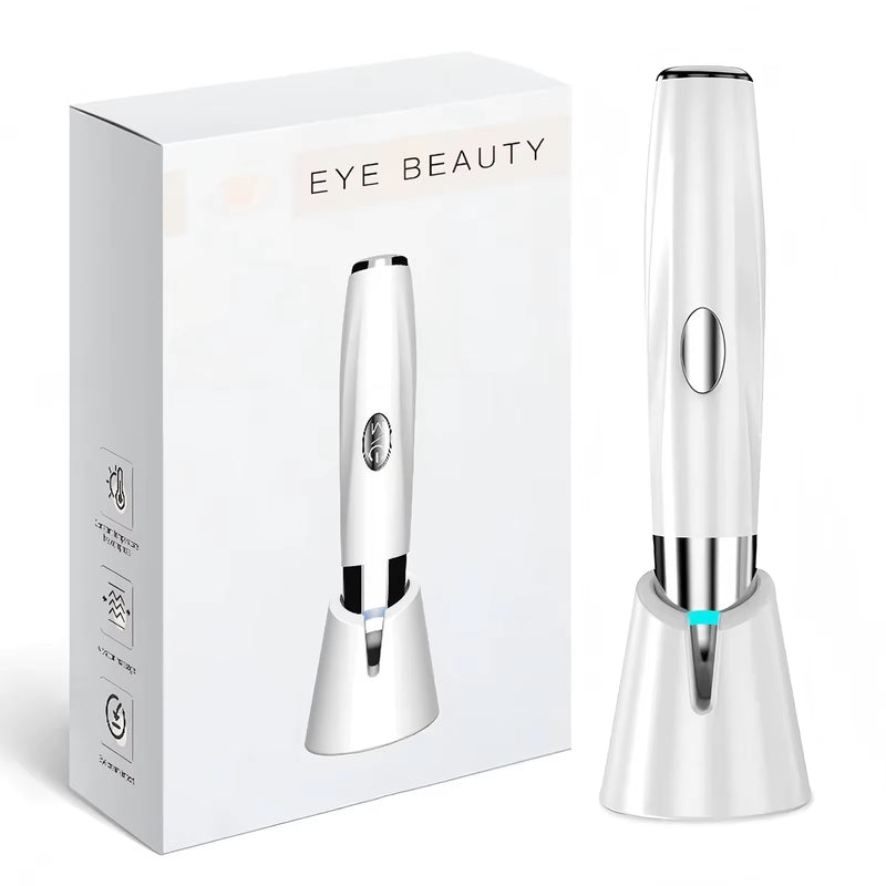 Eye Care Beauty Device Facial Massager 3 in 1 LED Photon Light Wand for Relax Eye Dark Circles Eye Bags Puffiness Skincare Tool